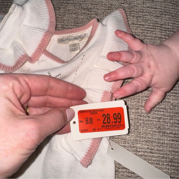 NWT NB Sweater Romper - Picture 4 of 4